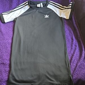 Adidas Monochrome Raglan Tee Dress